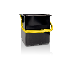 Bucket 6 L-R black Handle yellow