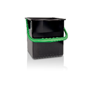 Bucket 6 L-R black Handle green