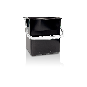 Bucket 6 L-R black Handle white