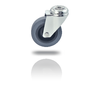 Stainless steel swivel castor 100 mm