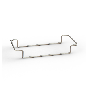 Discharge frame for wipes