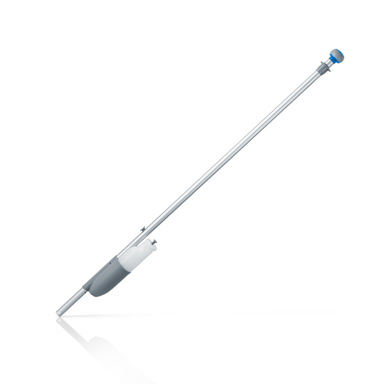 Aluminium handle with spray system